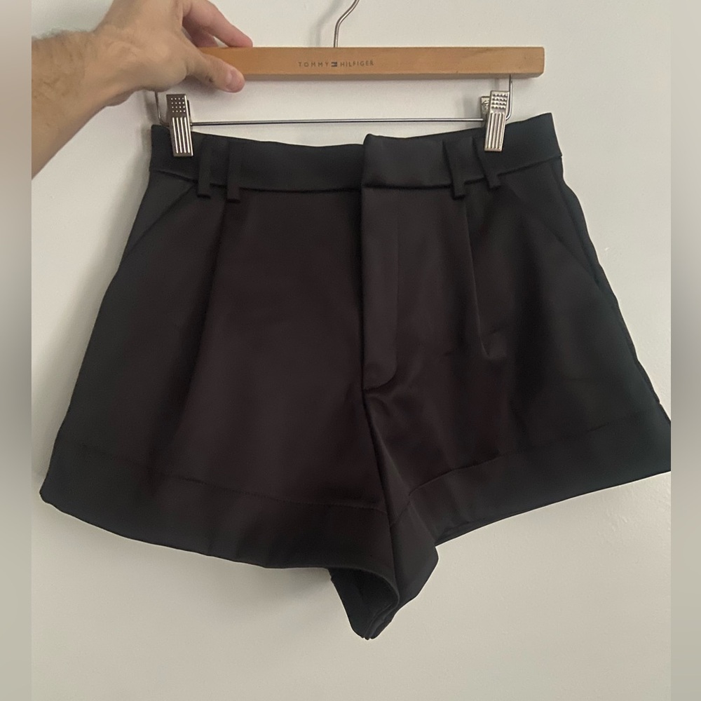 Zara High Waist Black Women's Shorts Size Medium